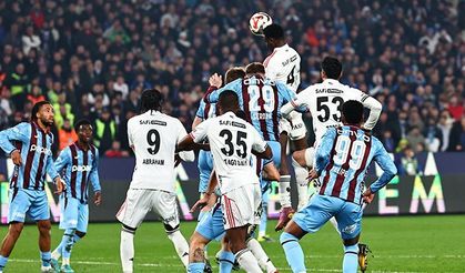 Beşiktaş, Trabzonspor deplasmanında galibiyeti kaçırdı