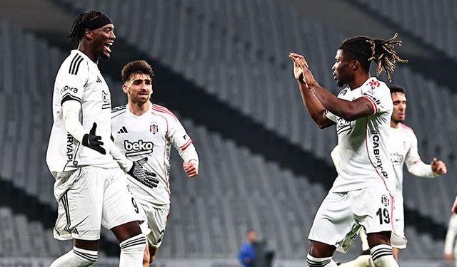 Beşiktaş deplasmanda üç puanı iki golle aldı: Fatih Karagümrük 0-2 Beşiktaş