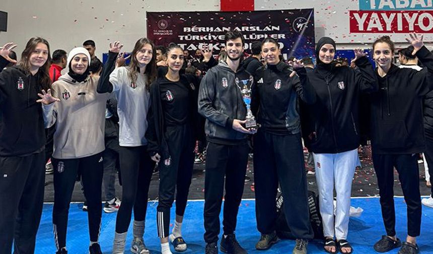 Beşiktaş Türkiye Kulüpler Taekwondo Şampiyonası’nda üçüncü oldu