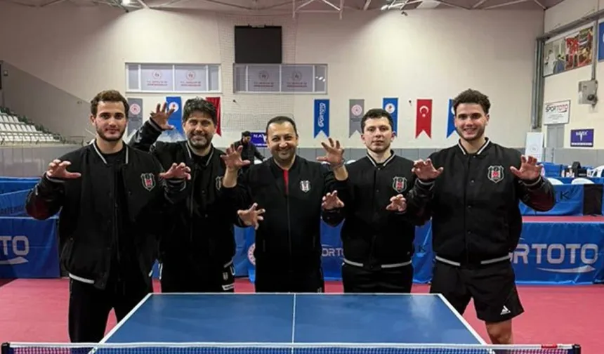 Beşiktaş Masa Tenisi Takımı İlk Yarıyı 3. Sırada Tamamladı